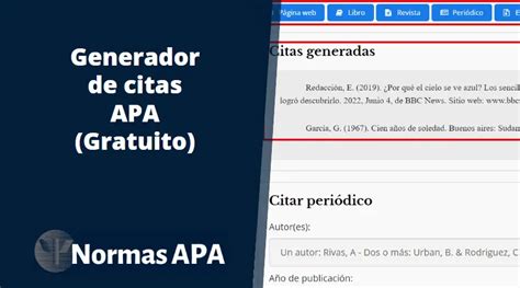 pagina para citas|Generador de citas APA gratuito [Versión 2024]